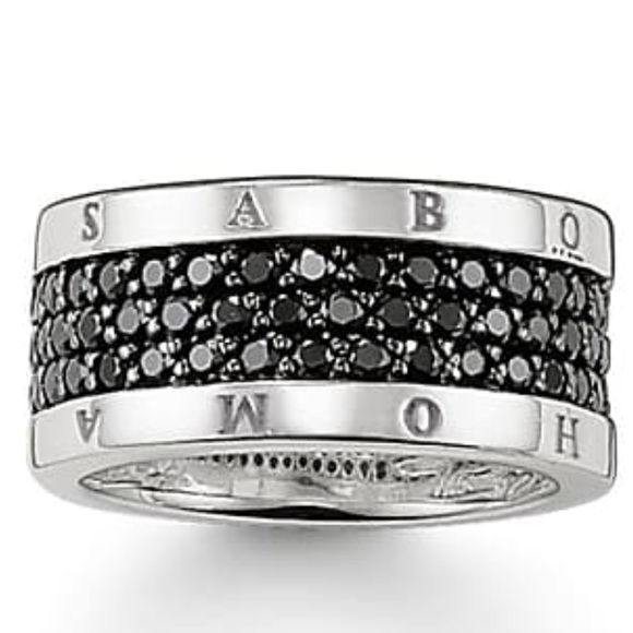 Thomas Sabo Jewelry - Thomas Sabo Eternity Black Ring